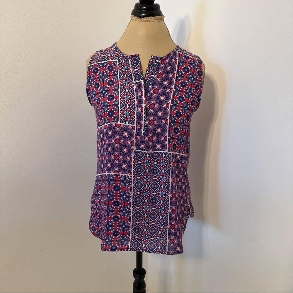 Violet & Claire Multicolor Patterned Blouse